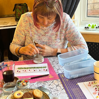 Making your fused glass item.